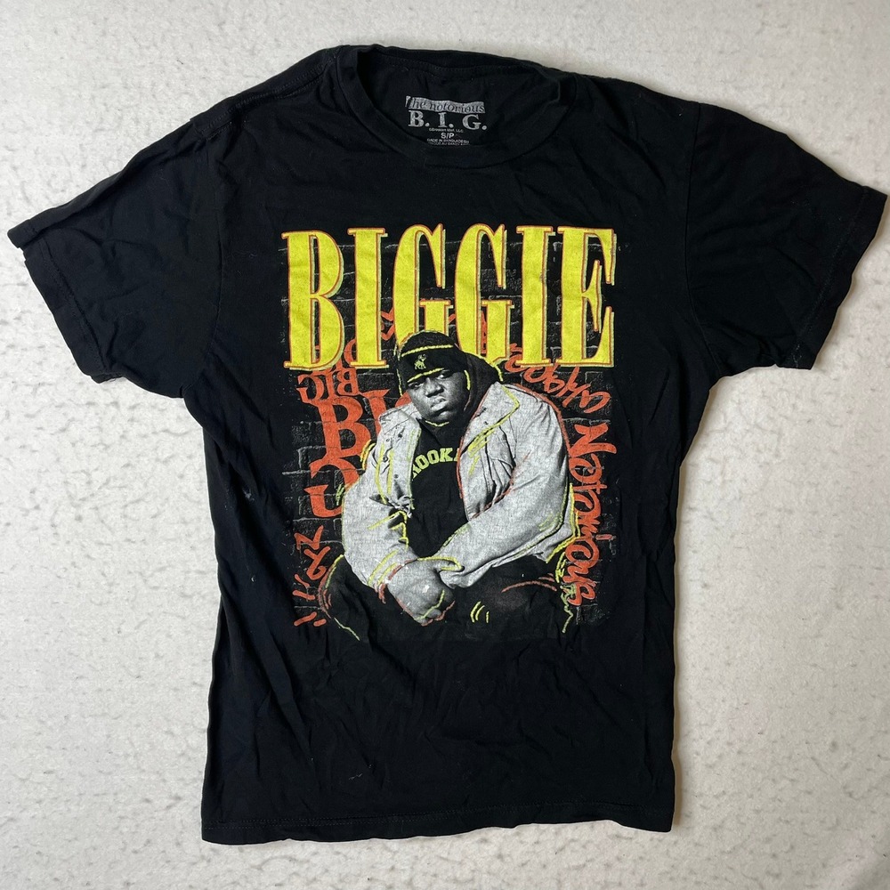 The Notorious BIG Graphic T Shirt Black Brooklyn‎ Mint Size S Small